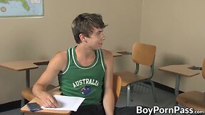 Dirty slurping and pounding from behind for thrilled boy men